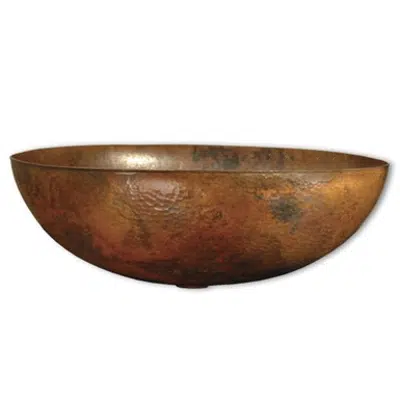 obraz dla Native Trails CPS369 Maestro Oval Copper Vessel Bathroom Sink