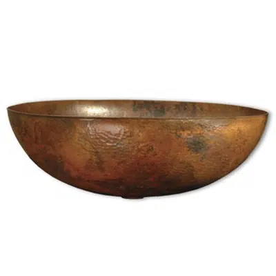Image for Native Trails CPS369 Maestro Oval Copper Vessel Bathroom Sink