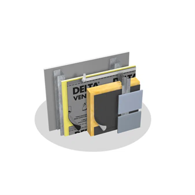 DELTA®-FASSADE S Water-resistive Barrier for Façade Systems with Open Joint Claddings