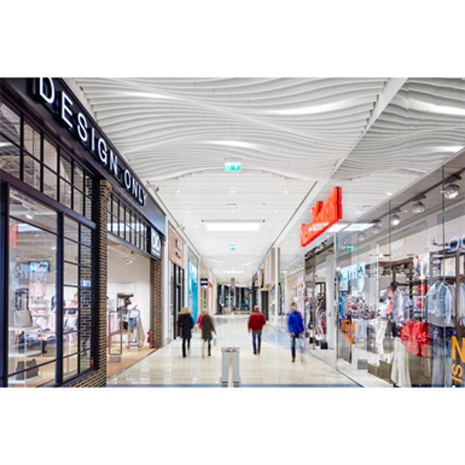 BIM objects Free download! Ecophon Solo™ Baffle Wave BIMobject