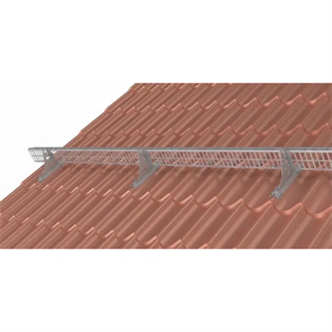 Snow Guard with profile grating