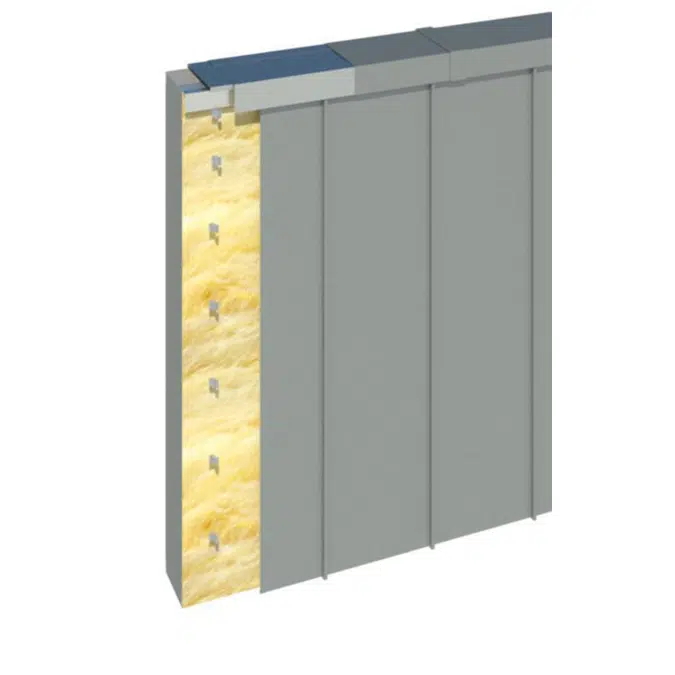 BE_VMZINC_Standing seam_Warm_Facade_Over MINERAL WOOL insulation