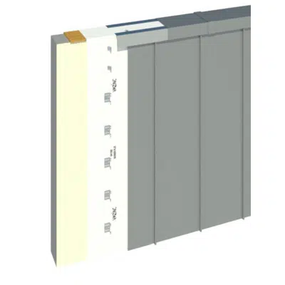 Image for BE_VMZINC_Standing seam_Warm_Facade_VM_FIRE_BARRIER PLUS_A2_Over PIR/PUR