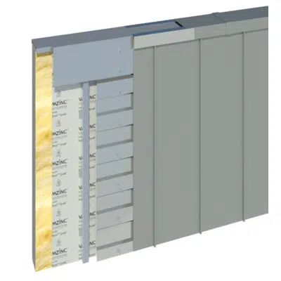 Image for BE_VMZINC_Standing seam_Ventilated_Facade_PROFILED STEEL SHEET