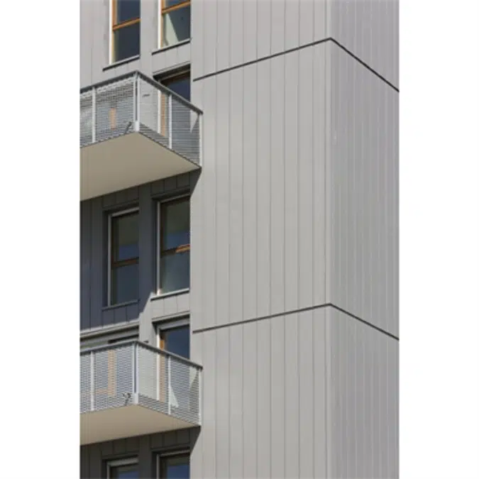 Façade ZINC - Profil à Emboîtement VMZINC