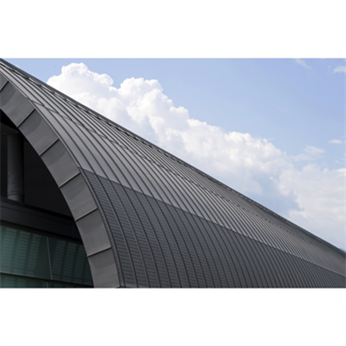 ZINC roofing - Compact standing seam roof