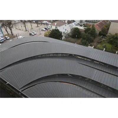 Image for ZINC roofing - VMZINC Standing seam roof