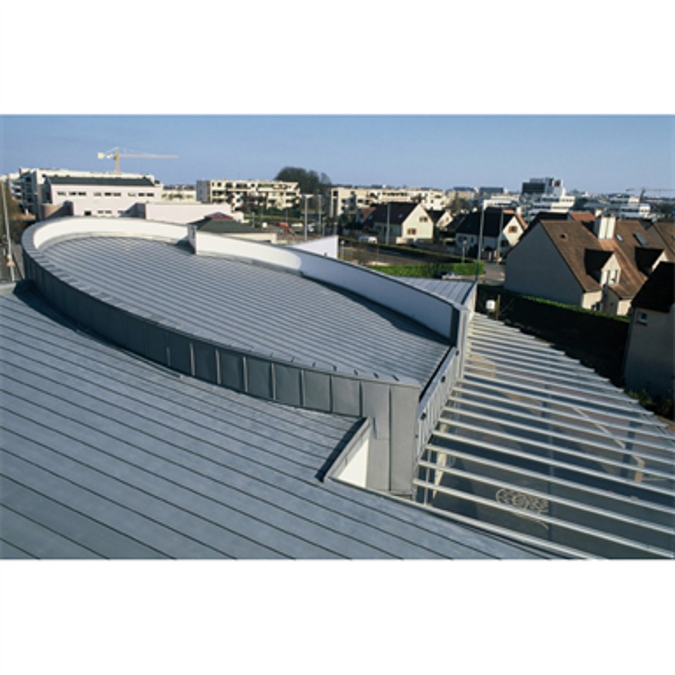 ZINC roofing - Structural roof standing seam