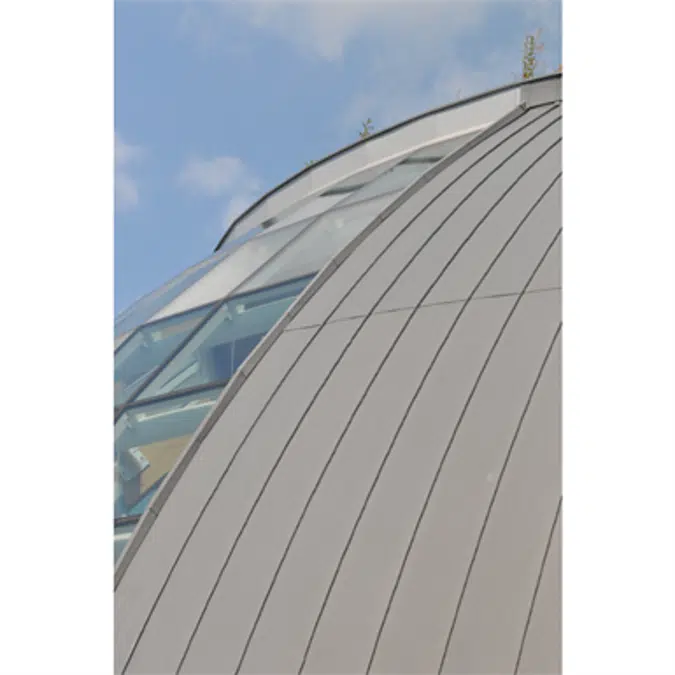 ZINC roofing - Structural roof standing seam