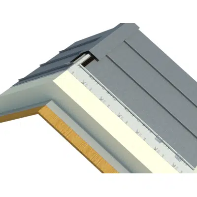 Image for BE_VMZINC_Standing_Seam_Warm Roof_PIR/PUR_or_Mineral Wool