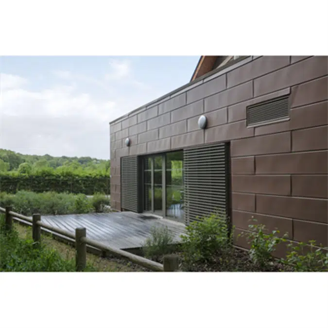 ZINC cladding - VMZINC Flat lock