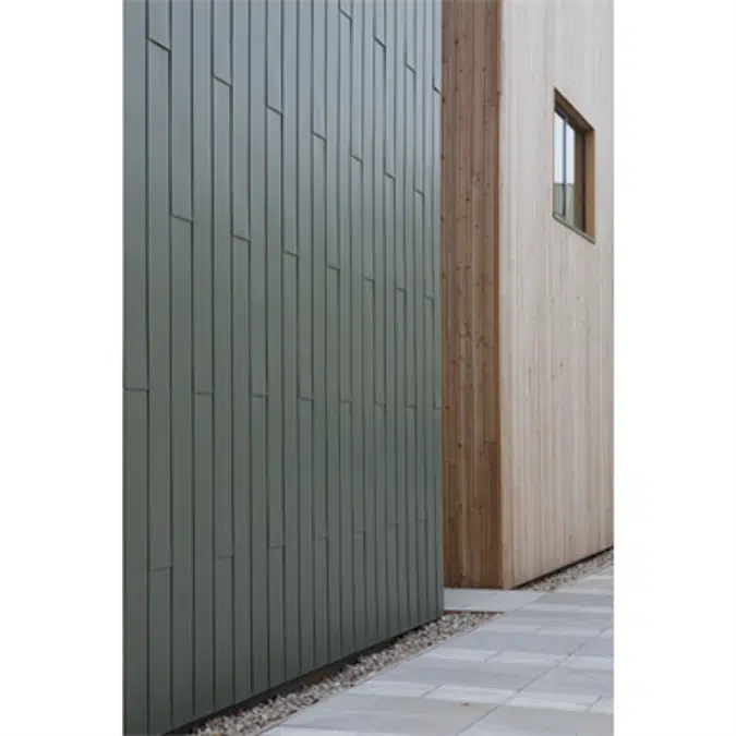 ZINC cladding - VMZINC Flat lock