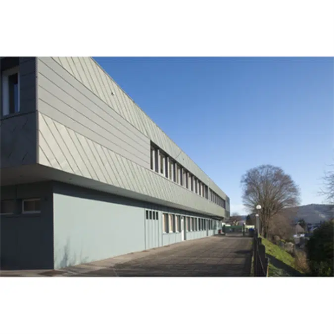 Façade ZINC - Profil Agrafé VMZINC