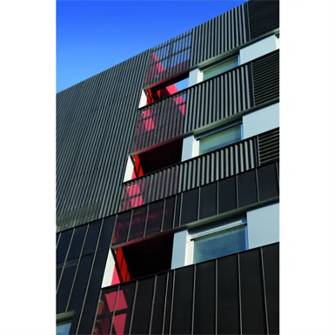 ZINC cladding - VMZINC Sine wave profile