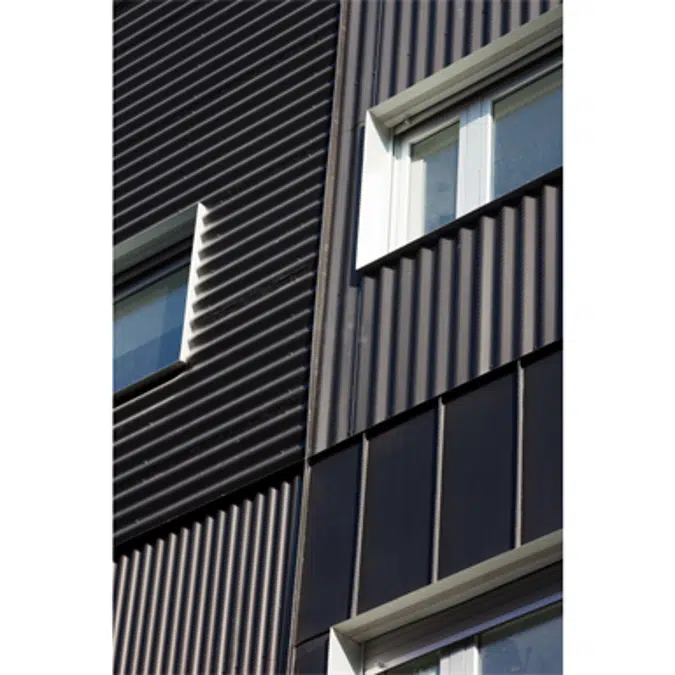 ZINC cladding - VMZINC Sine wave profile