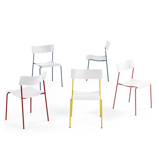 BIM objects Free download! Campus Air Chair 4 legs BIMobject