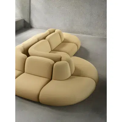 afbeelding voor Bau easy chair closed turn (45 degr)