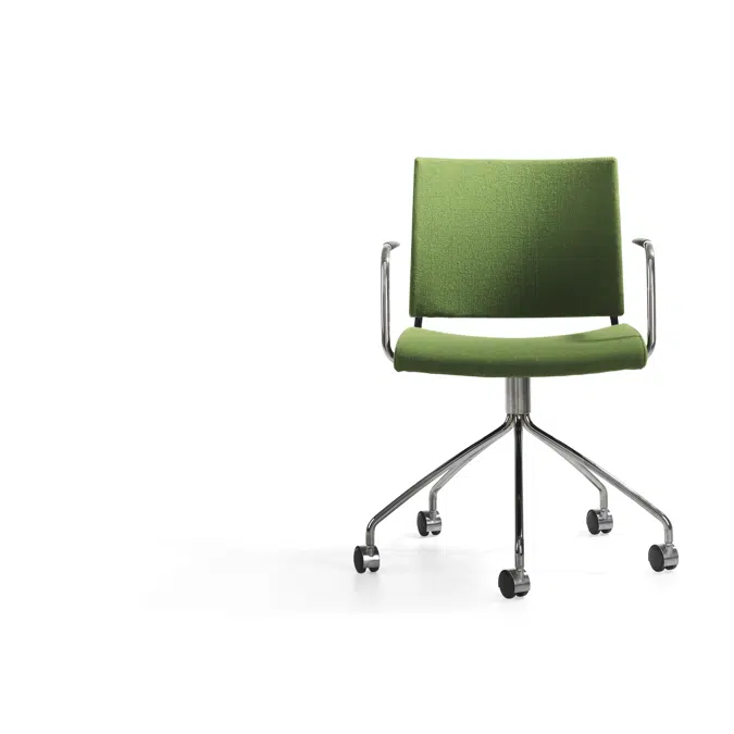 Spira Armchair Swivelbase 5 feet castors