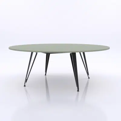 Image pour Attach Table H74 D200 4 legs
