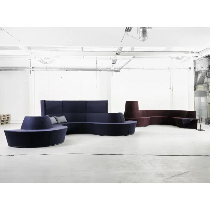 Area Radius Modular Sofa High Closed