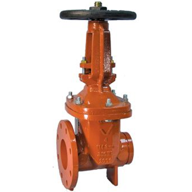 BIM objects - Free download! FireLock® OS&Y Gate Valve - Series 771F ...