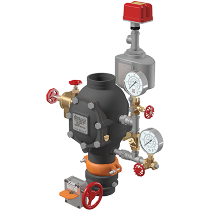 BIM objects Free download! Vic Alarm Check Valve Series 751 G X G