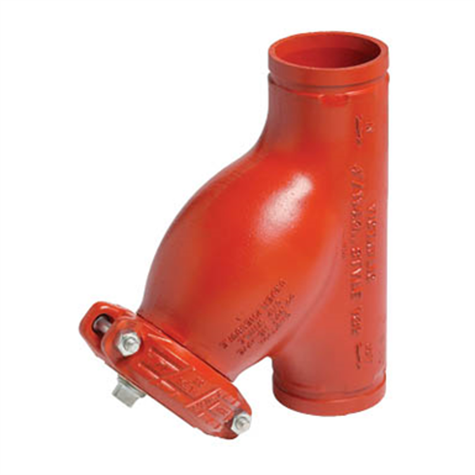 BIM 对象 免费下载！ Series 732 VicStrainer, Wye Type, 2" to 12", Ductile