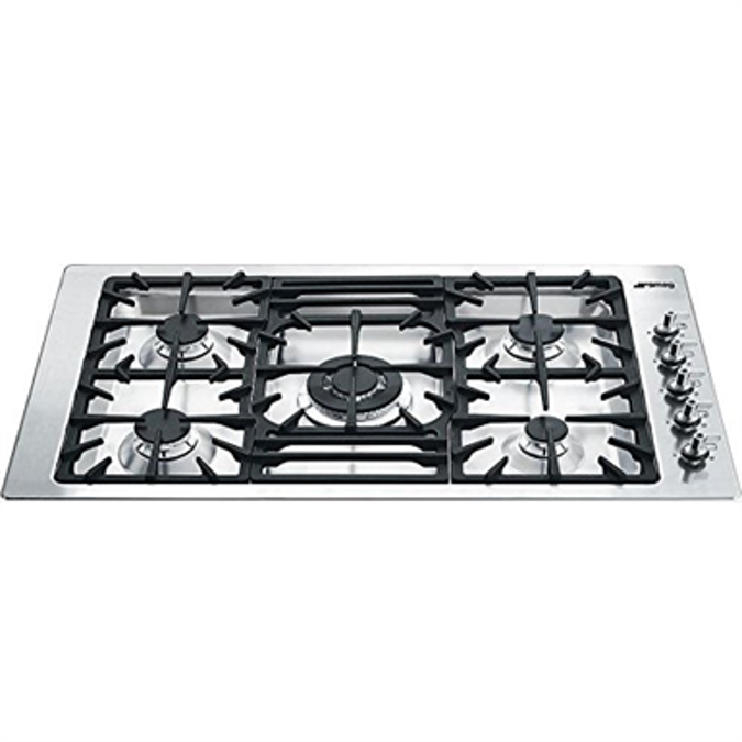 BIM objects Free download! Smeg 36in Classic Gas Cooktop BIMobject