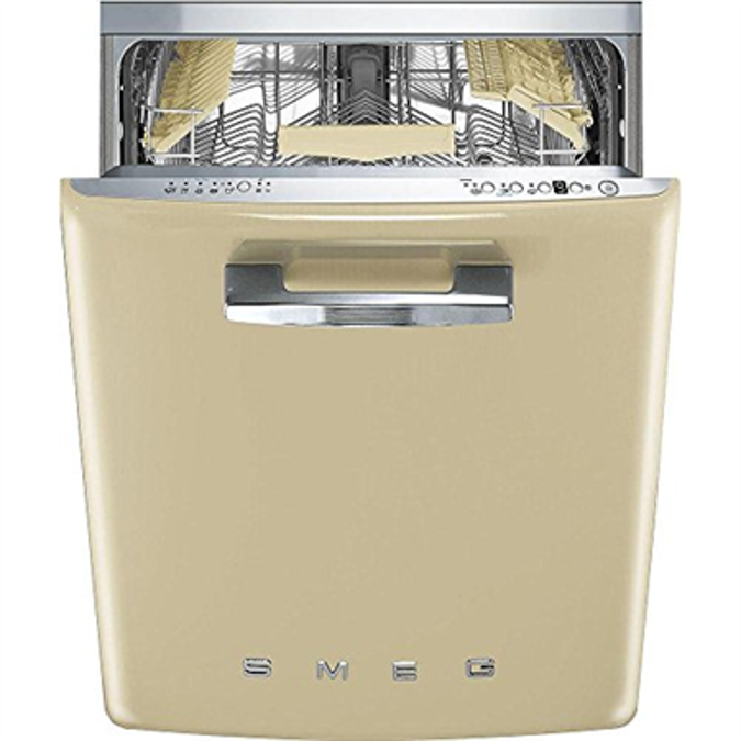 BIM objects Free download! Smeg 24in Retro Style Dishwasher BIMobject