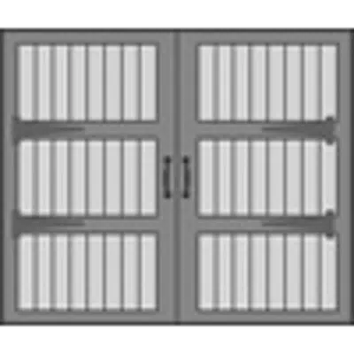 Design 3000 Sectional Overhead Wood Garage Doors, 84" or 96" Height, 96", 108", 120", 192" and 216" Widths için görüntü