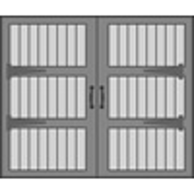 Design 3000 Sectional Overhead Wood Garage Doors, 84" or 96" Height, 96", 108", 120", 192" and 216" Widths