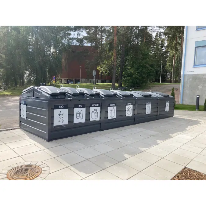 Finncont® Blok2 2/3 + 1/3 Waste Management System