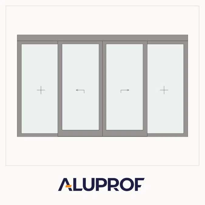 MB-78EI DPA Automatic Sliding Fireproof Double Door with Sidelights