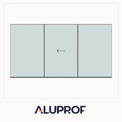 Bild für MB-Skyline Type S Narrow-Profile Triple sliding door Fix-Slide-Fix