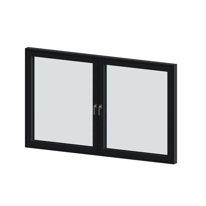 MB-104 Passive AERO Window 2-sash Tilt&Turn - Sidehung