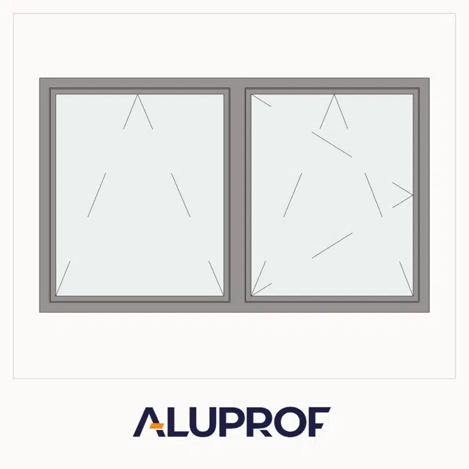 MB-104 Passive AERO Window 2-sash Tilt&Turn - Sidehung