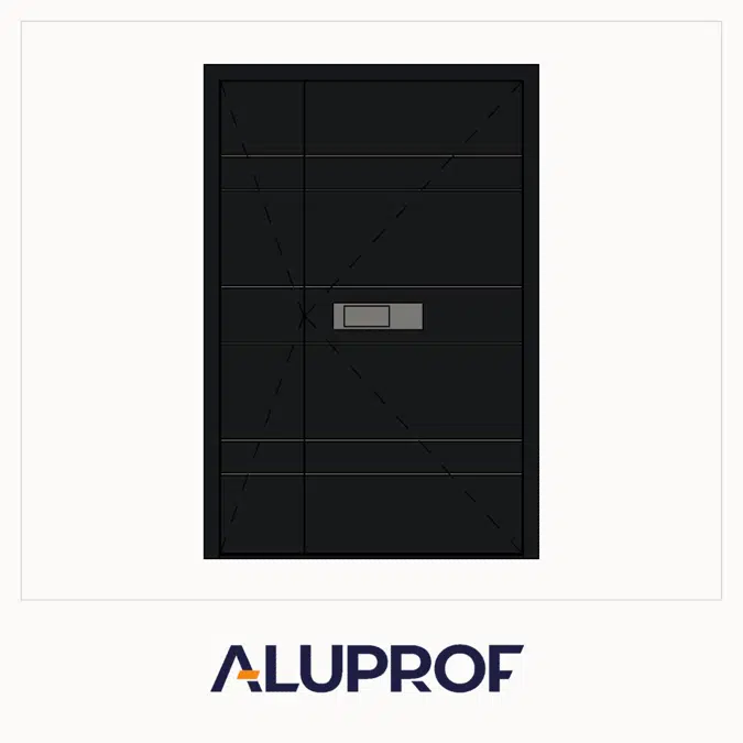 MB-86N SI Panel Door Double AD18 Inward/Outward Opening