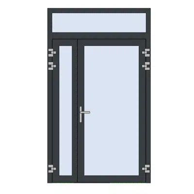 Image for MB-86 ST Door Double Opening Outwards with Fanlight