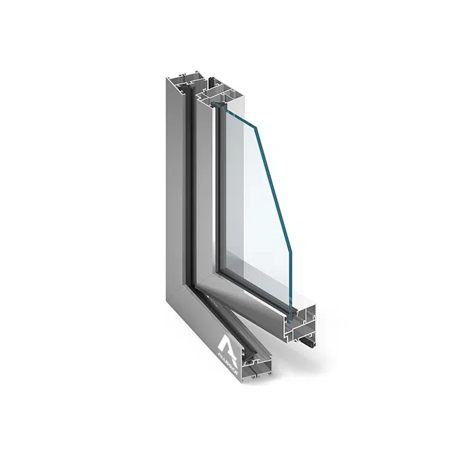 MB-45 Window 2-sash Tilt&Turn - Fixed