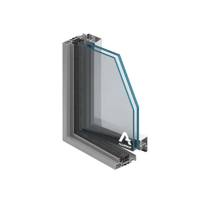 MB-SLIMLINE Window SG 1-sash with Invisible Profiles