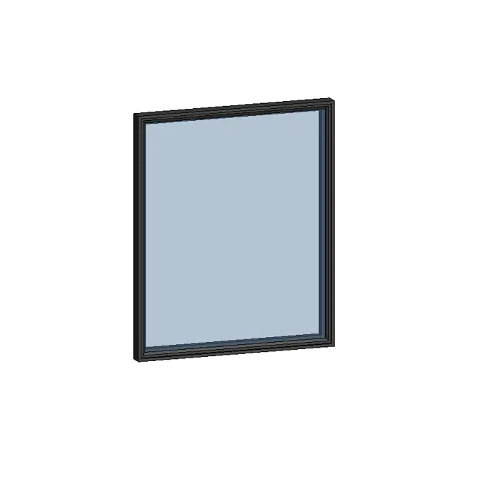 MB-SLIMLINE Window SG 1-sash with Invisible Profiles