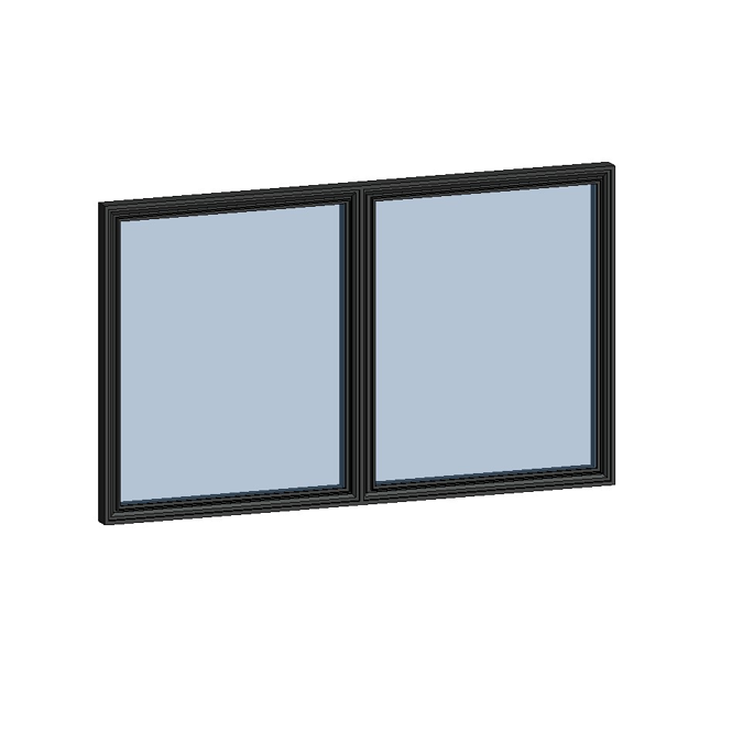 MB-SLIMLINE Window 2-sash Tilt and Turn - Sidehung
