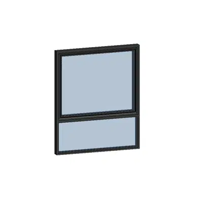 imagen para MB-SLIMLINE Window 2-sash Vertical Fixed - Bottomhung