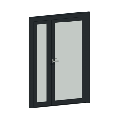 Image for MB-86N SI Door Double Inward Opening for wall / curtain wall