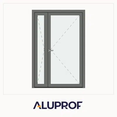 изображение для MB-86N SI Door Double Inward Opening for wall / curtain wall