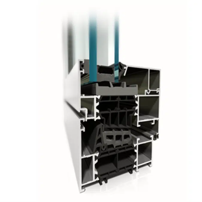 MB-86 SI Window 2-sash Tilt&Turn Bicolor
