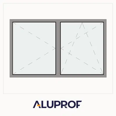 imagem para MB-86US SI Window 2-sash Tilt&Turn with invisible window sash
