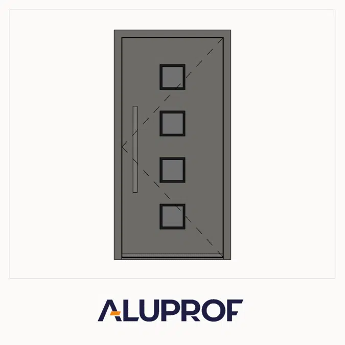 MB-86N SI Panel Door Single AP08 Inward/Outward Opening