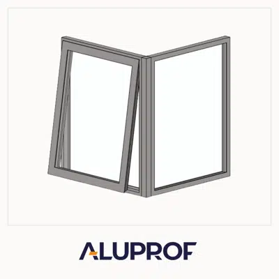 Image for MB-79N Casement Window Corner Top-hung - Fixed