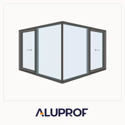 Image for MB-82HS Lift&Slide Corner sliding door Slide-GlassCorner-Slide with narrow mullion